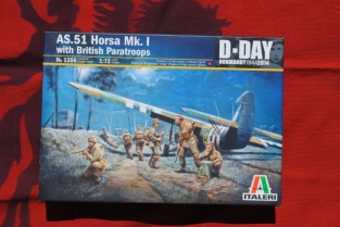 Italeri 1356 Airspeed AS.51 HORSA Mk.I with British Paratroopers D-Day